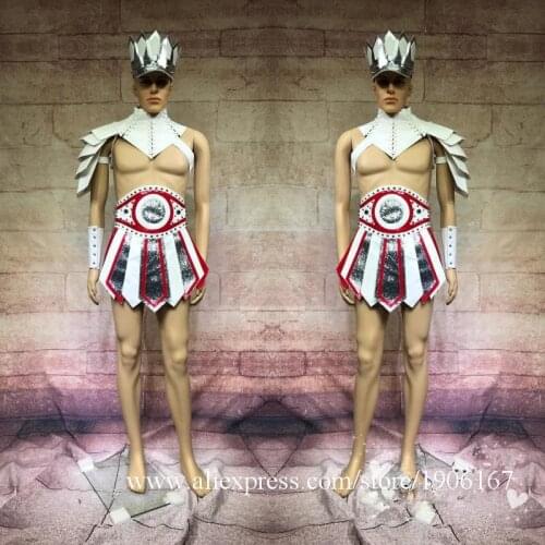 Newest Ballroom Hot Dance Man Clothes Nightclub Party Event Set Costume Outfit Stage Performance DJ Model Show New Year Suit