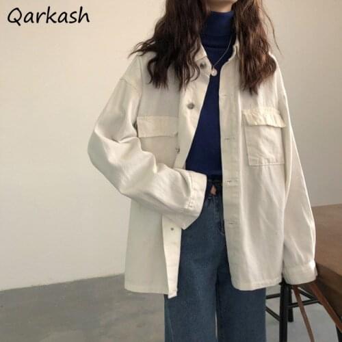 Qarkash Women's White Jackets
