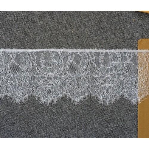 Thin lace see-through eyelashes lace fabric garment diy handmade decoration accessories underwear skirt sleeve stitching
