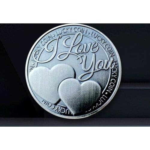 I Love You U.S. Military Medal Love Lucky Commemorative Coin Crafts Collectibles Home Decoration Challenge Coin