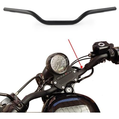 Motorbike Iron Tracker Handlebar Handle Bar Drag Bars for Harley Sportster XL 883 1200 Matt Black Universal 1" 25mm