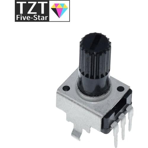 10pcs Rv09 Vertical 12.5mm Shaft 1k 2k 5k 10k 20k 50k 100k 0932 Adjustable Resistor 9 Type 3pin Seal Potentiometer