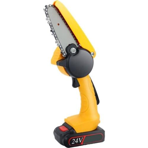 4 Inch 750W Rechargeable Pruning Saw with 2PC Battery Woodworking Pruning One-handed Garden Tool Rechargeable Pruning Saw