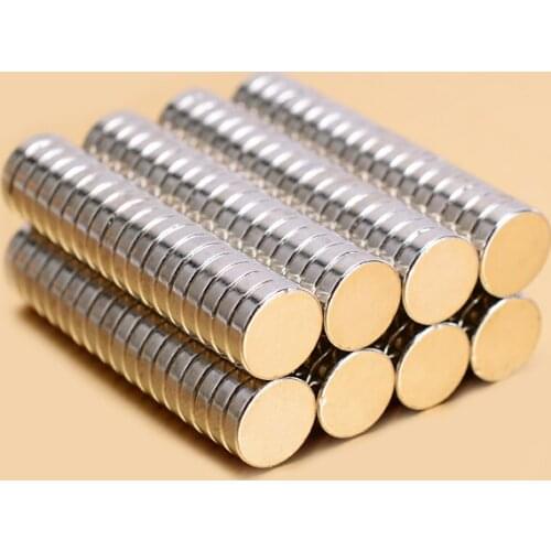 4pcs 9mm diameter neodymium iron boron powerful magnet solid round industrial permanent magnetic circle column
