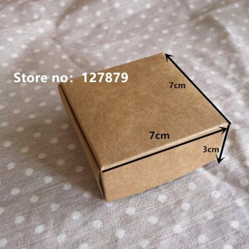 50pcs 7x7x3cm candy box bag chocolate paper gift package for Birthday Wedding Party favor Decor supplies handmade craft paper