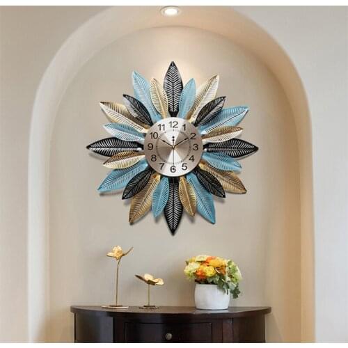 Large Creative Wall Clock Modern Design Living Room Silent Wall Clock Luxury Modern Design Kitchen Silent Reloj Pared Moderno