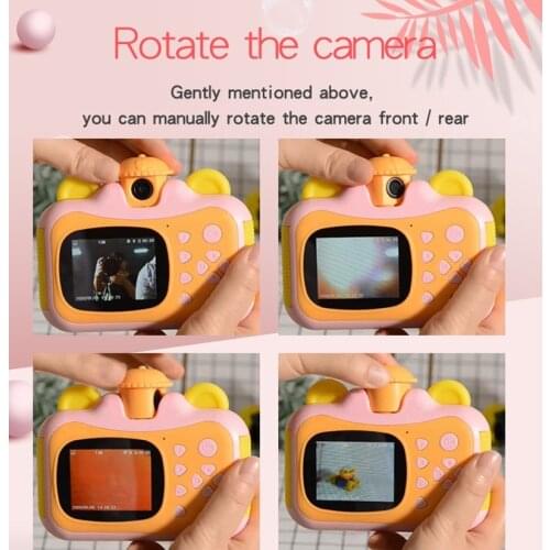 Children Instant Print Camera 1080P HD Digital Camera With Print Papers Child Birthday Gifts Photo Video Kids Camera Toy Camera