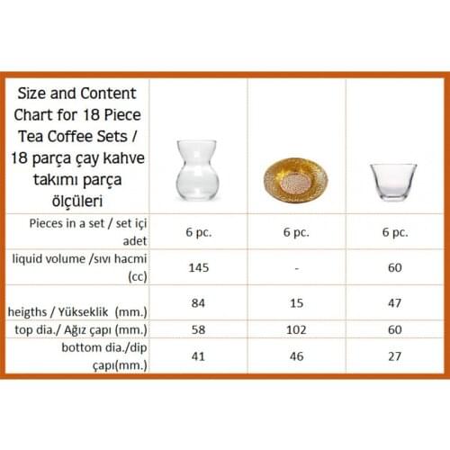 DOLBOVIPaşabahçe 18 Piece Honeycomb Foil Tea Team mug кружка coffee cup cup اكواب قهوه tazas