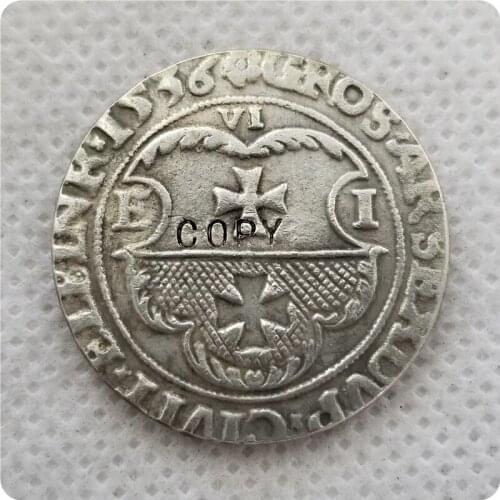 Poland-VI-GROSS-1536-SIGISMUND-historical Copy Coin commemorative coins-replica coins medal coins collectibles