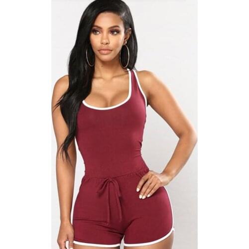 Summer Women Exercise Fitness Set Bodysuit Jumpsuit Rompers Womens Gym Workout Yoga Rompers Jumpsuit Tracksuit Woman