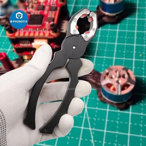 Metal RC Car Drone Motor Fixing Pliers Motor Grip Plier Propeller Remover for RC FPV Drone DJI Phantom 13XX-23XX Series Motors