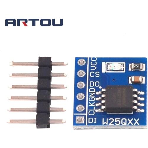 1pc W25Q64 NorFlash Storage Module 64Mbit Flash SPI Interface Control Module