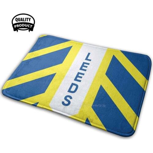 Soft House Family Anti-Slip Mat Rug Carpet Leeds L Football Elland Road England Yorkshire Mot United Alaw Bielsa Marching On