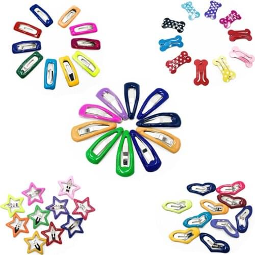 Pawstrip 10pcs/lot Start Pet Dog Hairpin About 2cm Small Puppy Cat Hair Clips Pet Hair Accessories Dog Hair Grooming