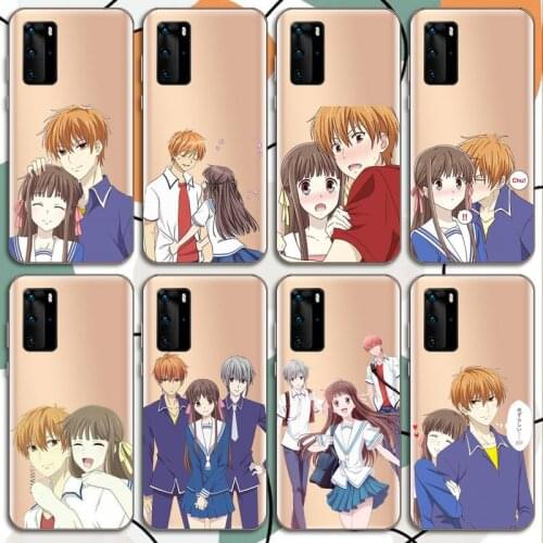 Fruits Basket Japan anime Phone Case Transparent for Huawei mate 20 10 9 8 X S 5G Z Enjoy pro plus