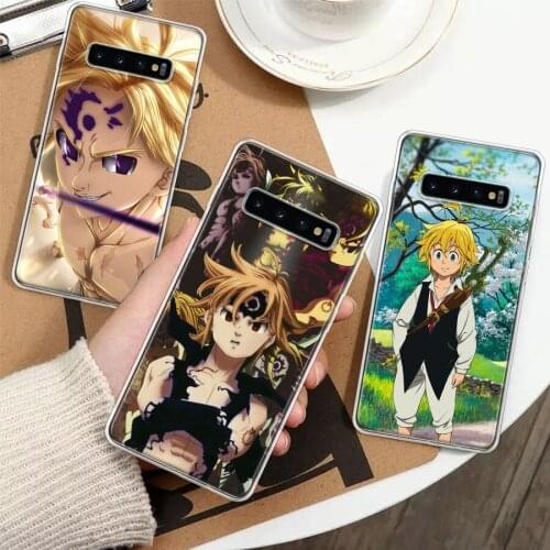 Seven Deadly Sins Meliodas Silicon Phone Case For Samsung Galaxy A51 A71 A70 A50 A40 A30 A20E A10S A01 A21 A6 A7 A8 A9 Plus + Co