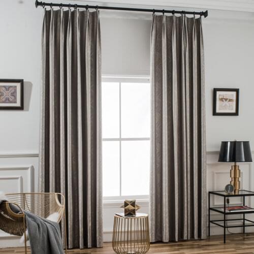 Light Luxury Modern Simple American Curtains for Living Room Bedroom Balcony Floor-to-ceiling Bay Window Curtains Customization