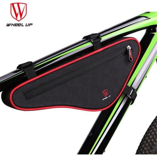 Bike tube bag triangle rainproof cycling tool bags cycle pouch sacoche velo front mtb pannier road reflective bicycle frame bag