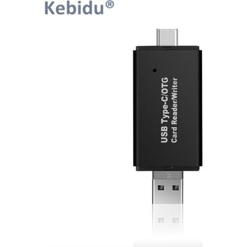 Type C micro USB USB 3 In 1 OTG Card Reader High-speed USB2.0 Universal OTG Micro SD SD Card for Android Computer Extension Head