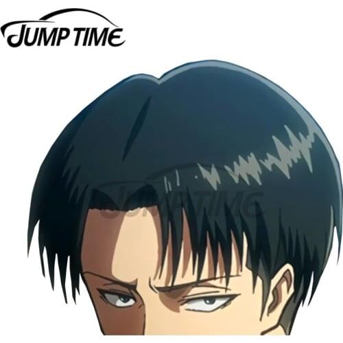 Jump Time 13 x 12.6cm For Levi Peeker Funny Car Stickers Decals Laptop Refrigerator Handsome Vinyl Windshield Motorcycle Decor