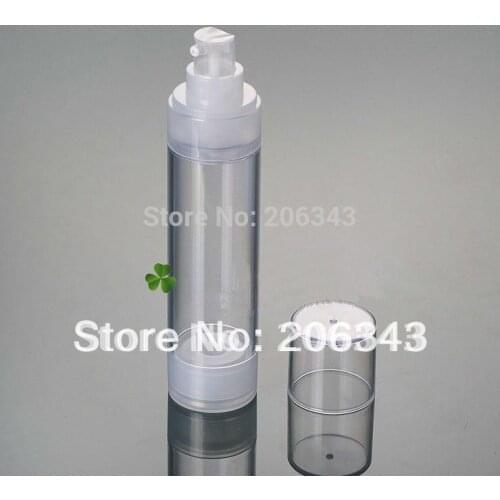 100ML airless plastic lotion bottle with airless pump used for Cosmetic Packaging