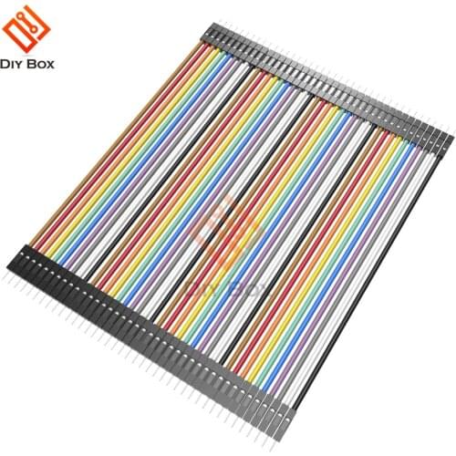 40Pin 10CM 2.54MM Row Male to Male Dupont Cable Breadboard Jumper Wire For arduino