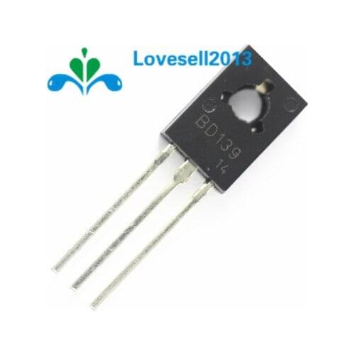 50PCS BD139 TO-126 NPN 80V 1.5A Power Transistors