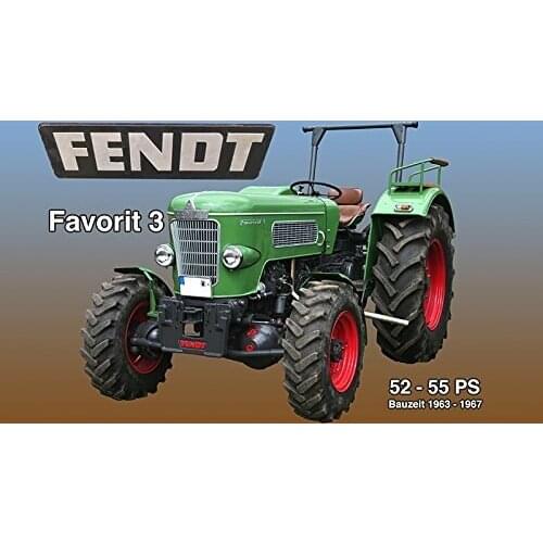 ComCard Fendt Favorit 3 Tracktor Trekker Sign, Metal Sign