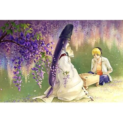 Hikaru no Go wooden puzzles Shindou Hikaru Fujiwara no Sai jigsaw puzzle 1000 pieces kids Unzip educational toys Custom gift