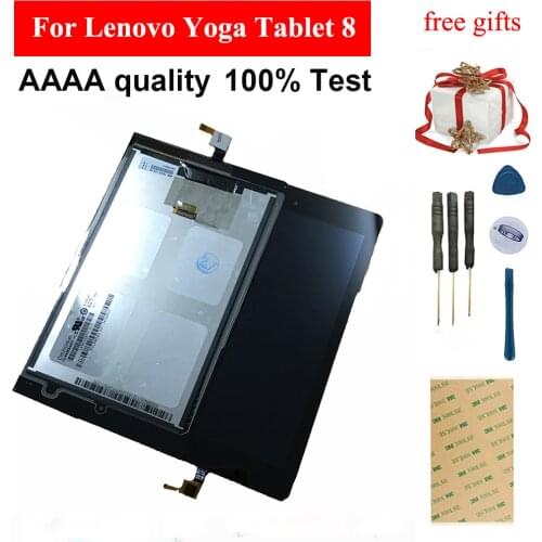 For Lenovo Yoga Tablet 8 B6000 Full Touch Screen Digitizer Glass Sensor + LCD Display Panel Monitor Module Assembly