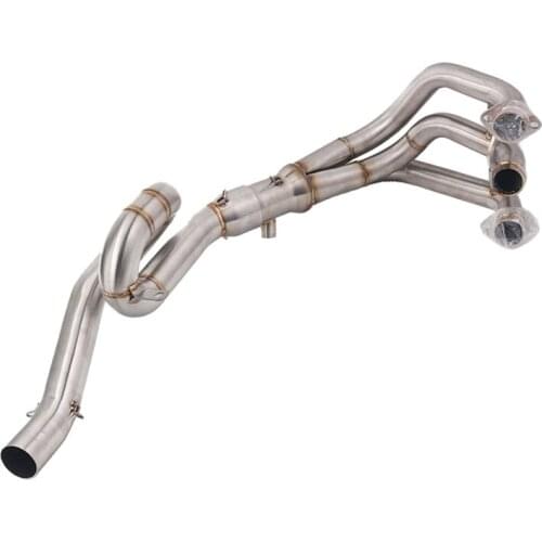 Mt09 Fz09 Motorcycle Exhaust Muffler Middle Slip Contact Tube For Yamaha Fz-09 Mt-09 Mt 09 Exhaust