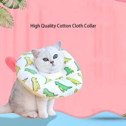 New Cotton Dog Cat Protection Cover Wound Healing Bath Grooming Cone Protective Pet Dog Medical Collar Prevent Bite Hot Selling