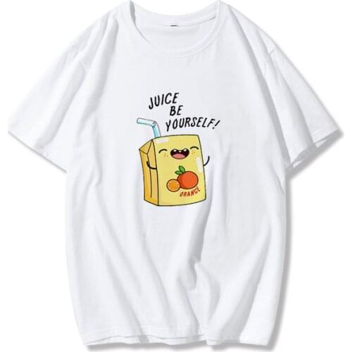 Kawaii women’s T-shirt Japanese milk pattern printed T-shirt short-sleeved summer top Harajuku cute ulzzang T-shirt Female