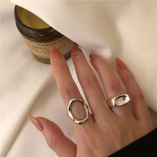 Retro Shell Hollow Ring Miuoxion Fashion Temperament Personality Jewelry For Women Feature Namour Charm Gift All Seasons