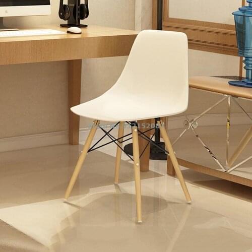 Computer chair home backrest solid wood makeup stool dining chair office chair college student dormitory writing chair simple