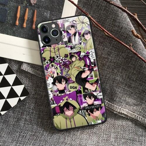 Miya Chinen SK8 the Infinity Anime Soft Silicone Glass Phone Case for IPhone SE 6s 7 8 Plus X Xr Xs 11 12 Mini Pro Max Samsung