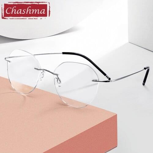 2.5 g Light Women Round Prescription Glasses Frame Men Transparent Clear Lenses for Eye with Diamonds Myopia Glasses Spectacles