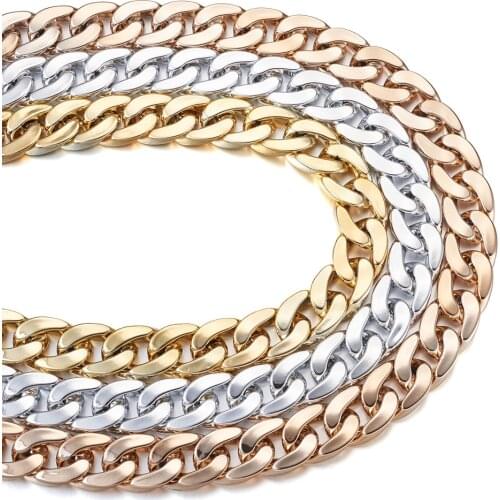 3strands Handmade Plastic Curb Chains with Lingking Ring For DIY Jewelry Making Necklace Accessories Link: 30x21x6mm, 1m/strand