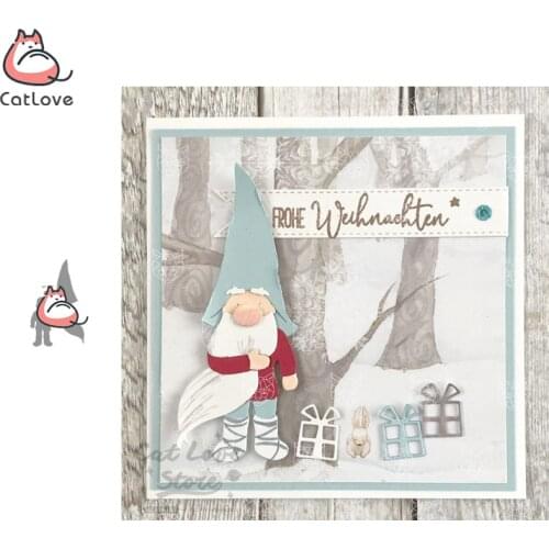 Christmas Elf Metal Cutting Dies Scrapbooking Stencil Die Cuts Card Making DIY Decorative Craft Embossing New Dies For 2019