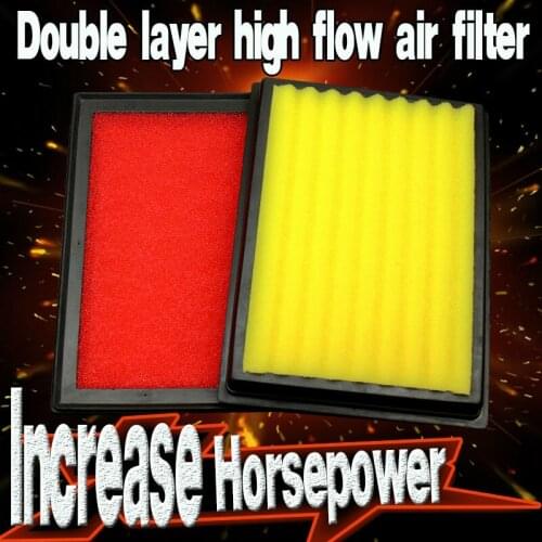 High flow air filter fit NISSAN JUKE 1.2 1.5 1.6 2010-2016 ( match kn 33-2409 )