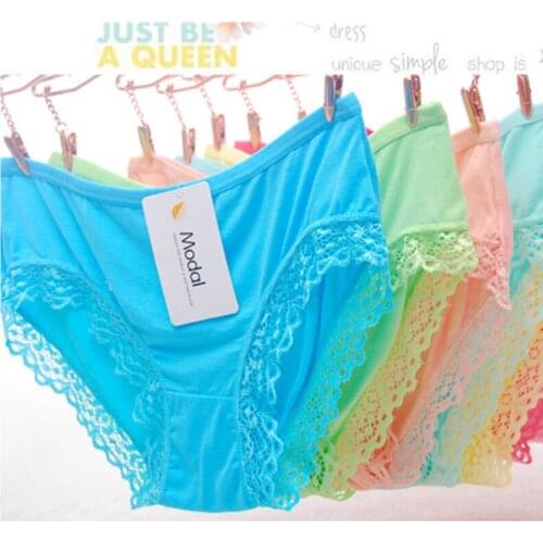 Ladies underwear health breathable briefs pants shorts comfortable health sexy AW5663