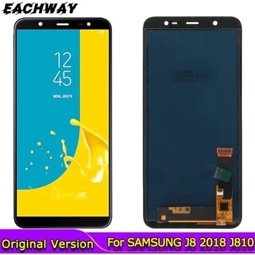 LCD For Samsung Galaxy J8 2018 J810 SM-J810 J810M LCD Display Touch Screen Digitizer Assembly Adjust Brightness for Samsung J8
