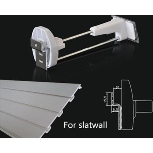 100 pcs supermarket store 7 inch slatwall anti-theft locking hook IT Accessories Display hook security hook