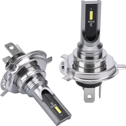 2PCS Super Bright LED Auto Lamp H4 H7 H11 H1 H3 3000K 4300K Day Light Car LED 12V 24V 80W 12000LM Automotive Headlamp Fog Bulb