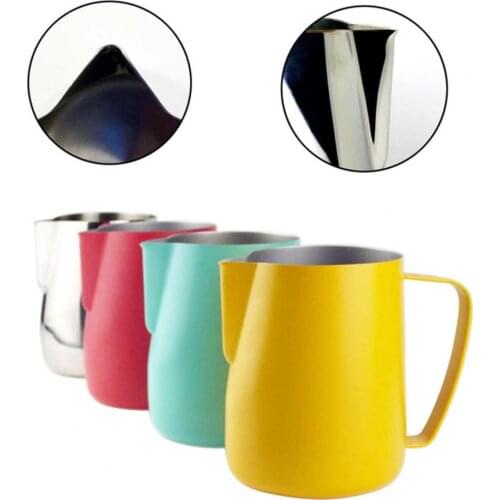350/600ML Milk Jug Stainless Steel Coffee Cup for Cappuccino Latte Milk Frothing Pitcher espresso cups milk pitcher
