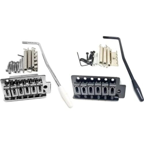 6 Strings Guitar Bridge Saddle Tailpiece for Electric Guitar Standard Tremolo Bridge Set Musical Instrument Accessories N0PC