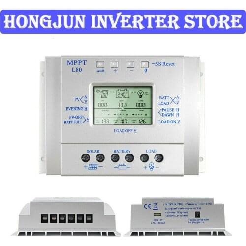 80A current 12V/24V L80 Solar energy Power Generation System Charging Solar Controller