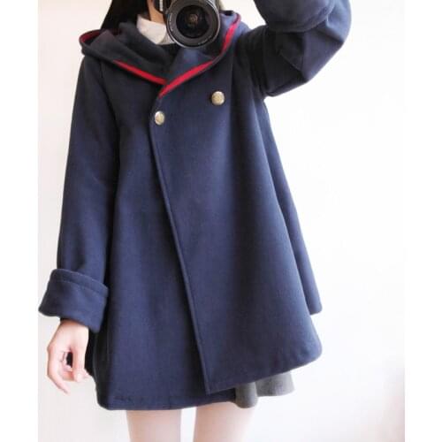 Adomoe Womens Blue Coats