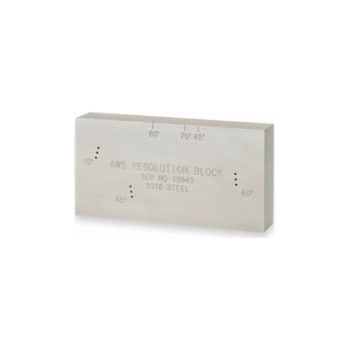 AWS RESOLUTION 1018 steel Ultrasonic calibratiton test block