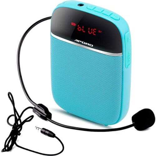 Teacher Voice Amplifier Wired Microphone 10W Mini For Professor Meeting Guide Portable Megaphone Speaker Amplificador Voz